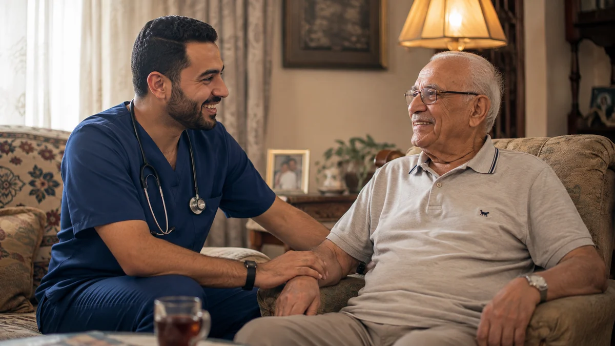 رعاية المسنين في المنزل: دليل عملي شامل للأسرة